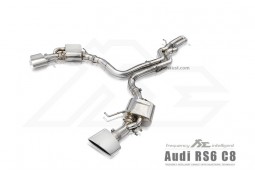 Echappement inox Fi EXHAUST Audi RS6 C8 (2020+)- Ligne Cat/Fap-Back à valves