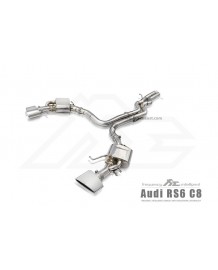 Echappement inox Fi EXHAUST Audi RS6 C8 (2020+)- Ligne Cat/Fap-Back à valves