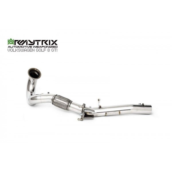 Downpipe + suppression catalyseurs/FAP ARMYTRIX Golf 8 GTI 2,0 TSI 245ch/300ch (2020+)