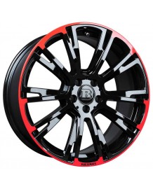 Pack Jantes BRABUS Monoblock R RED/BLACK 8,5x19" Mercedes GLB (X247) (2019+)