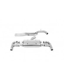 Ligne d'échappement Cat/Fap-Back MILLTEK AUDI RS3 8V Sportback avec ou sans FAP (08/2017-2018)(2019+)(Racing 80mm )