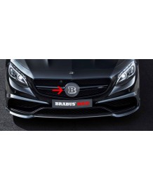 Logo de calandre BRABUS Double B Mercedes Classe S W222 & S Coupé C217