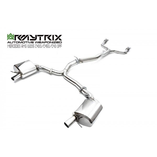 Echappement ARMYTRIX Mercedes C43 AMG Berline FAP (W205)(2019+) - Ligne Cat-Back à valves