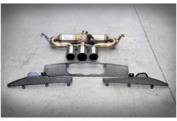 Echappement inox TUBI STYLE Alfa Roméo 4C Coupé & Spider (2013-2018) - Silencieux à valves (Race)