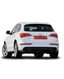 Ligne d'échappement inox SUPERSPRINT Audi Q5 3,0 TDI 239Ch/245Ch/258Ch QUATTRO 8R (2008-2017)