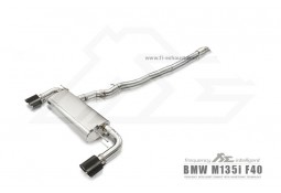 Echappement inox Fi EXHAUST BMW M135i F40 (2019+)- Ligne Cat-Back à valves