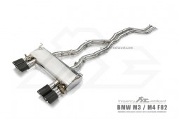 Echappement inox Fi EXHAUST BMW M4 F82 / M3 F80 (2014-2018) - Ligne Cat-Back à valves