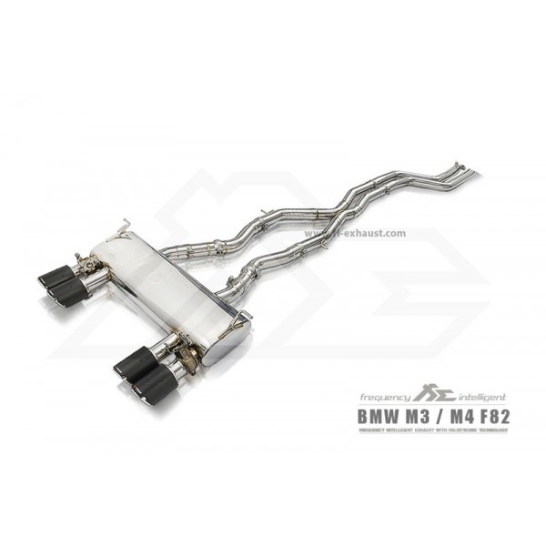 Echappement inox Fi EXHAUST BMW M4 F82 / M3 F80 (2014-2018) - Ligne Cat-Back à valves