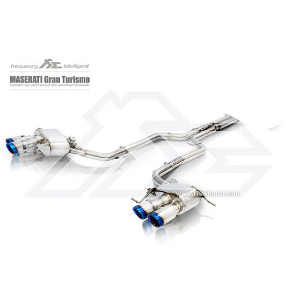 Echappement inox Fi EXHAUST Maserati Gran Turismo 4,2L (2007-2012) -Ligne Cat-Back à valves