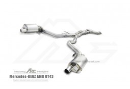 Echappement inox Fi EXHAUST Mercedes AMG GT43 X290 (2015+) - Ligne Cat-Back à valves