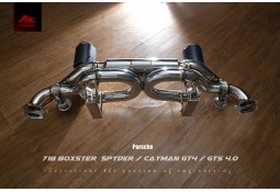 Echappement Inox Fi EXHAUST Porsche 718 Boxster GTS & Spyder / Cayman GT4 4,0l (718/982) (03/2020+)-Silencieux à valves Race