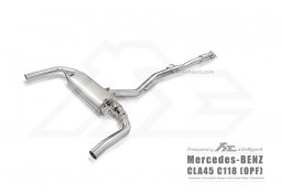 Echappement Inox Fi EXHAUST Mercedes CLA45 AMG (W/C118) (2019+) - Ligne Cat/FAP-Back à valves