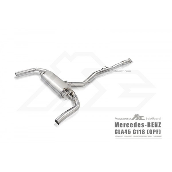 Echappement Inox Fi EXHAUST Mercedes CLA45 AMG (W/C118) (2019+) - Ligne Cat/FAP-Back à valves