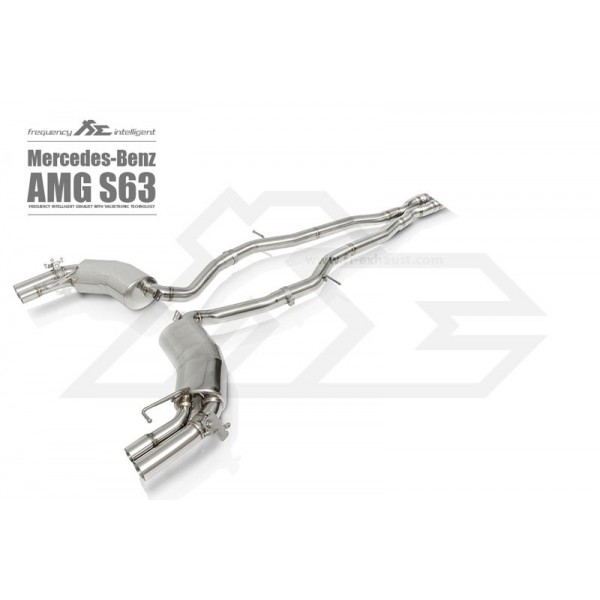 Echappement Inox Fi EXHAUST Mercedes S63 AMG (C217) (2014+) - Ligne Cat-Back à valves