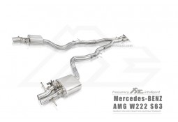 Echappement Inox Fi EXHAUST Mercedes S63 AMG (W222) (2013+) - Ligne Cat-Back à valves