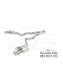 Echappement Inox Fi EXHAUST Mercedes S63 AMG (W222) (2013+) - Ligne Cat-Back à valves