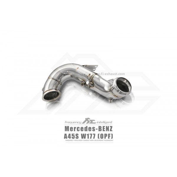 Downpipe + Suppression Catalyseurs inox Fi EXHAUST Mercedes A45S AMG (W177) (2018+)