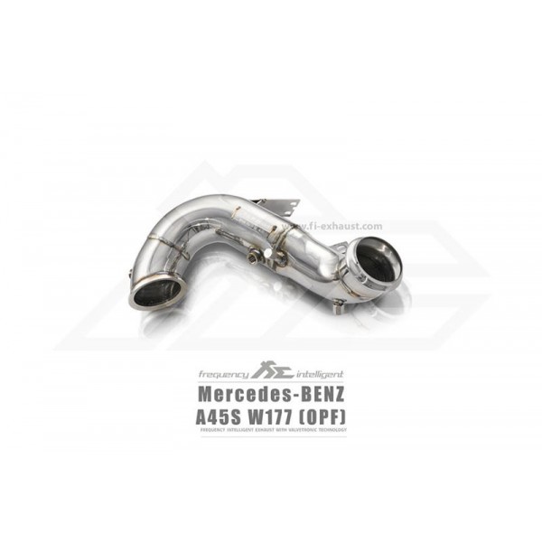 Downpipe + Catalyseurs sport inox Fi EXHAUST Mercedes A45S AMG (W177) (2018+)