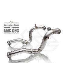 Downpipe + Suppression Catalyseurs inox Fi EXHAUST Mercedes C63S AMG (W205) (2014-2018))