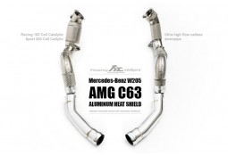 Downpipe + Catalyseurs sport inox Fi EXHAUST Mercedes C63S AMG (W205) (2014-2018)