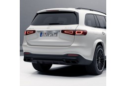 Diffuseur arrière + embouts échappements GLS63 AMG pour Mercedes GLS X167 Pack AMG (2020+)