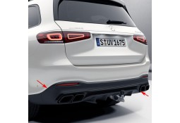 Diffuseur arrière + embouts échappements GLS63 AMG pour Mercedes GLS X167 Pack AMG (2020+)