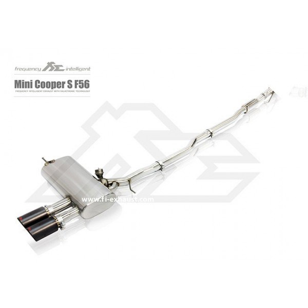 Echappement Inox Fi EXHAUST Mini Cooper S F56 (2014+) - Ligne Cat-Back à valves