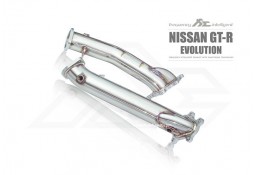 Downpipe + Suppression Catalyseurs inox Fi EXHAUST Nissan GT-R (R35) (2008+)