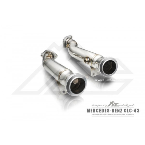 Downpipe + Suppression Catalyseurs inox Fi EXHAUST Mercedes GLC43 AMG (X253) (2016-2018)