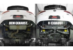 Echappement Fi EXHAUST Golf 7 GTI (2015-2017)+(2017+)-Ligne Cat-Back à valves