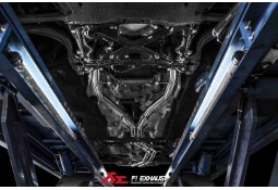 Echappement Inox Fi EXHAUST Porsche Cayenne S 2.9T E3 (2018+) - Ligne Cat/FAP-Back à valves