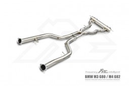 Echappement FI EXHAUST BMW M4 G82 G83 / M3 G80 + Competition (2021+)-Ligne Cat-Back à valves