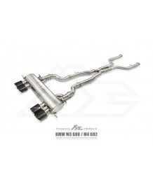 Echappement FI EXHAUST BMW M4 G82 G83 / M3 G80 + Competition (2021+)-Ligne Cat-Back à valves