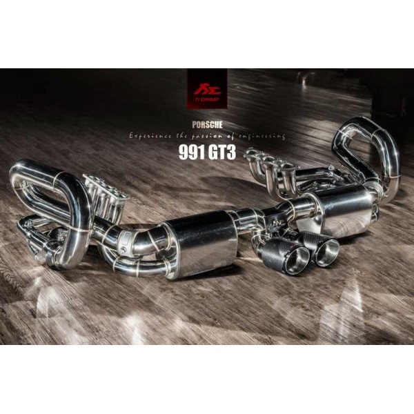 Echappement Inox Fi EXHAUST Porsche 991.1 GT3 / GT3RS 4.0L (2012-2016) - Ligne complète à valves