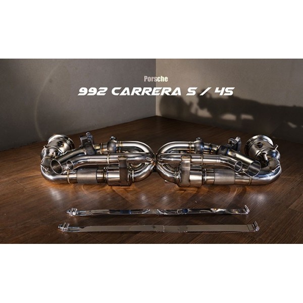 Echappement Inox Fi EXHAUST Porsche 992 Carrera S / 4S 3.0L (2019+) - Ligne à valves