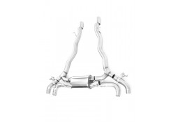 Ligne d'échappement inox FAP-Back à valves MILLTEK BMW M5 + Compétition (F90) (2020+) (Homologuée)