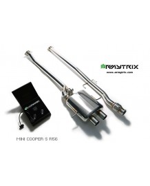 Echappement ARMYTRIX MINI Cooper S 1,6 (R56) - Ligne Cat-Back à valves