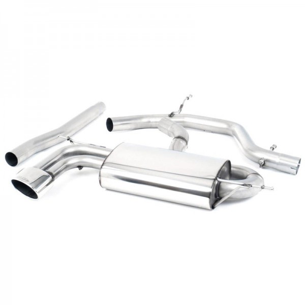 Ligne d'échappement Cat-Back MILLTEK Seat LEON FR 2,0 TDI 170Ch DPF (2005-2013)