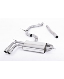 Ligne d'échappement Fap-Back MILLTEK Audi A3 2,0 TDI 8P 170Ch 2WD Sportback (2008-2012)