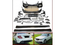 Kit carrosserie look C63 W205 pour Mercedes Classe C W204 (2007-2013)