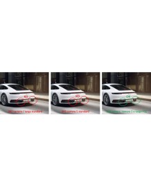Echappement AKRAPOVIC pour PORSCHE 992 Carrera / S / 4 / 4S / GTS + Cabriolet/Targa (2019+)- Ligne à valves RACE