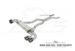 Echappement Inox Fi EXHAUST BMW X6M / X5M (F96/F95) FAP (2018+) - Ligne Cat-Back à valves