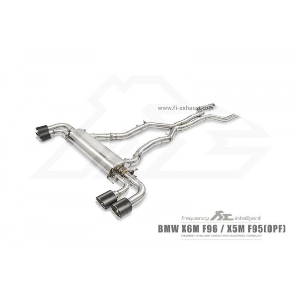 Echappement Inox Fi EXHAUST BMW X6M / X5M (F96/F95) FAP (2018+) - Ligne Cat-Back à valves