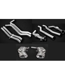 Echappement Inox CAPRISTO Audi RS6 C8 / RS7 C8 (2020+) - Ligne Cat/Fap-Back à valves (ovales)