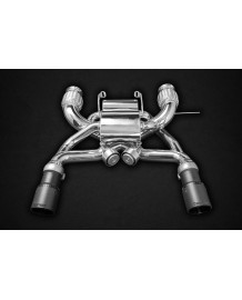 Echappement CAPRISTO McLaren 720S - Ligne à valves + Suppression catalyseurs