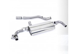 Ligne d'échappement inox FAP-Back à valves MILLTEK BMW 128ti 5 portes F40 (2021+)(Homologuée)