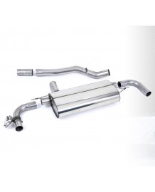 Ligne d'échappement inox FAP-Back à valves MILLTEK BMW 128ti 5 portes F40 (2021+)(Homologuée)