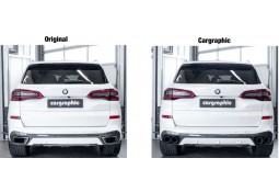 Embouts d'échappement CARGRAPHIC BMW X5 (G05) & X6 (G06)(2018+) Pack M