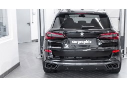 Embouts d'échappement ronds CARGRAPHIC BMW X5 G05 / X6 G06 :30i 40i 45e 25d 30d 40d M50d 45e (2018+) Pack M