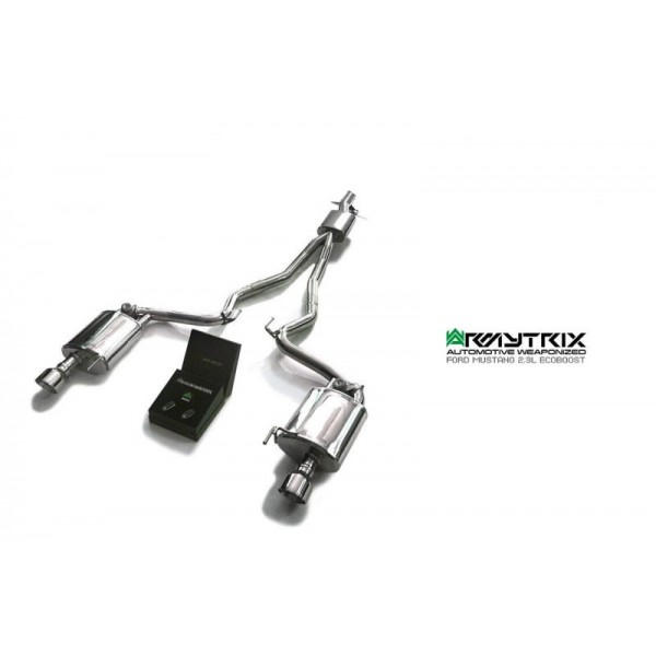 Echappement ARMYTRIX Ford Mustang Ecoboost 2,3T (Mk6) - Ligne Cat-Back à valves (2015-2017)(2018+)